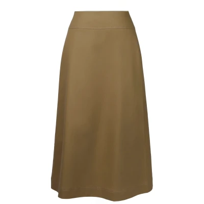 A-Line dark Khaki Maxi